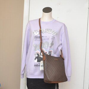 Michael Kors Jet Set Travel Large Logo Messenger Bag BNWT